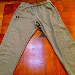 Under Armour Coldgear Silver Sweatpants XL